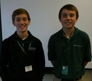 Vice President Nick Rosenbaum (Left) and President Bryce Miller (Right)