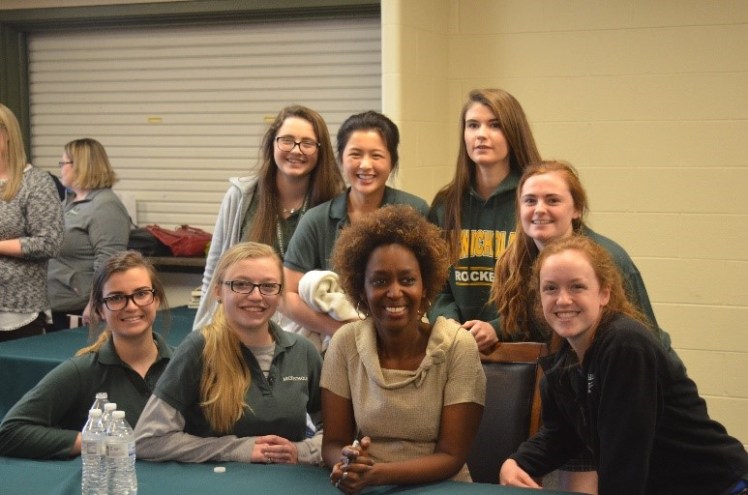 imaculee and students